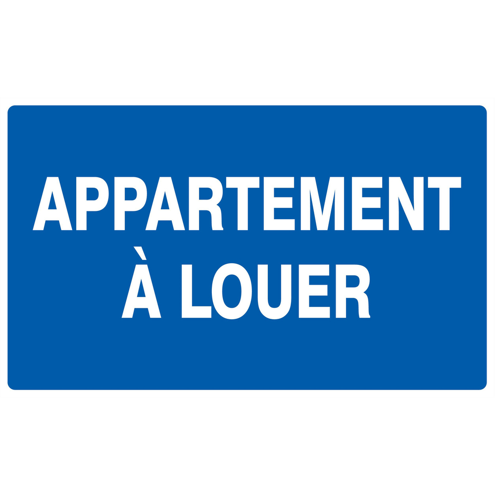 Panneau adhésif APPARTEMENT A LOUER 330X200MM TALIAPLAST - 721636