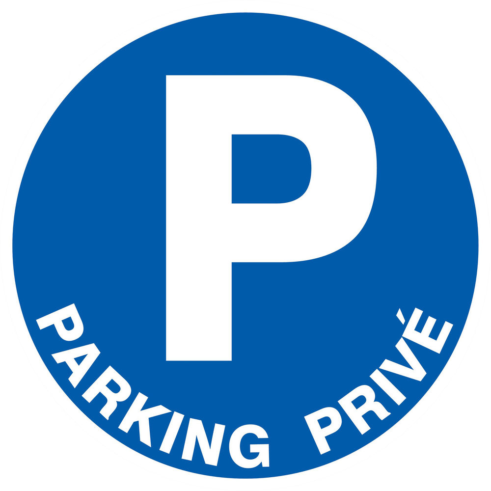 PANNEAU PARKING PRIVE Ø300MM TALIAPLAST - 722524