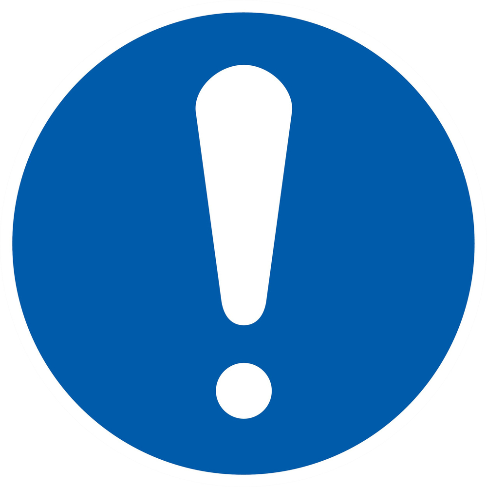 PANNEAU OBLIGATION, SIGNAL GENERAL Ø300MM TALIAPLAST - 722526