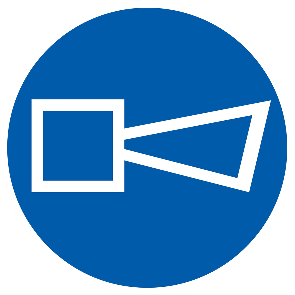 Panneau adhésif ALARME OBLIGATOIRE Ø300MM TALIAPLAST - 722567