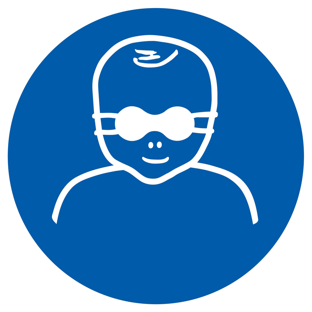 PROTECTION OPAQUE DES YEUX OBLIGAT. P/ ENFANTS D.300mm TALIAPLAST - 722596