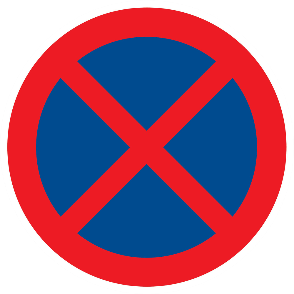 Panneau adhésif ARRET INTERDIT Ø420MM TALIAPLAST - 723212