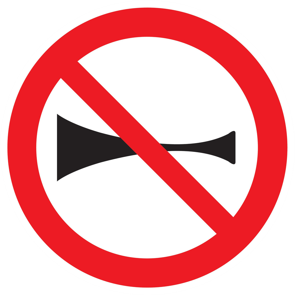 Panneau adhésif KLAXON INTERDIT Ø420MM TALIAPLAST - 723267