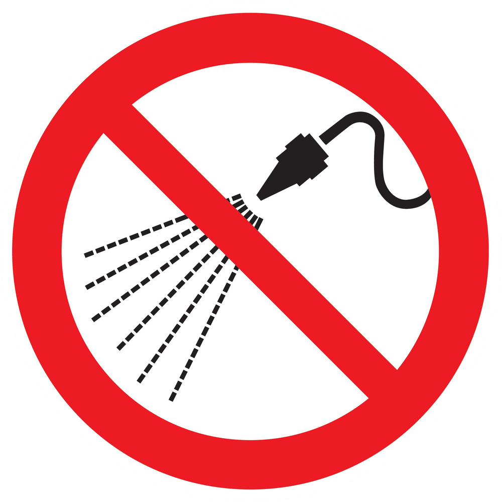 Panneau adhésif INTERDIT D'ARROSER Ø420MM TALIAPLAST - 723305