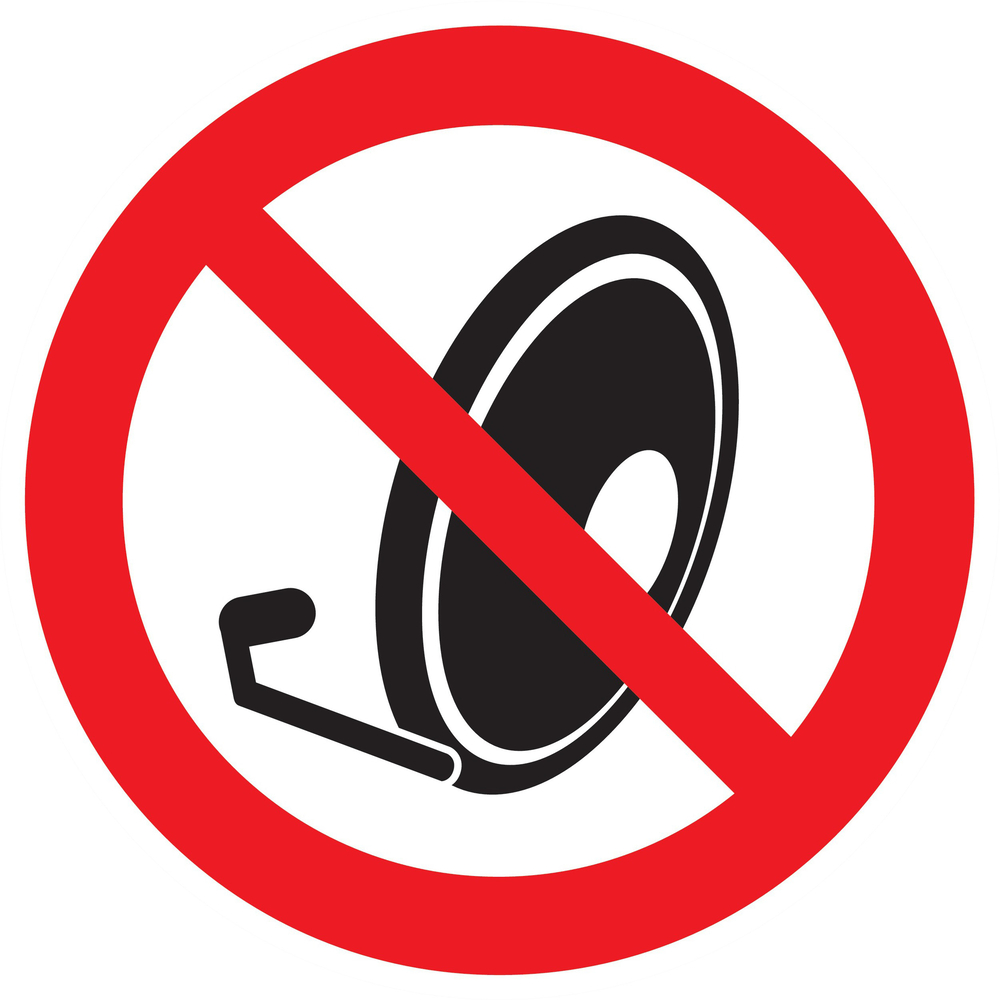 Panneau adhésif PARABOLES INTERDITES Ø420MM TALIAPLAST - 723337