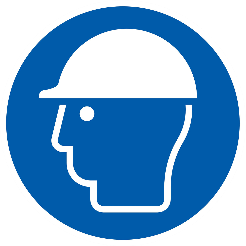 PANNEAU CASQUE DE PROTECTION OBLIGATOIRE Ø420MM TALIAPLAST - 723507