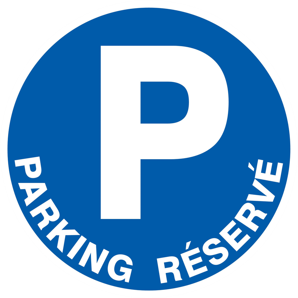 PANNEAU PARKING RESERVE Ø420MM TALIAPLAST - 723518