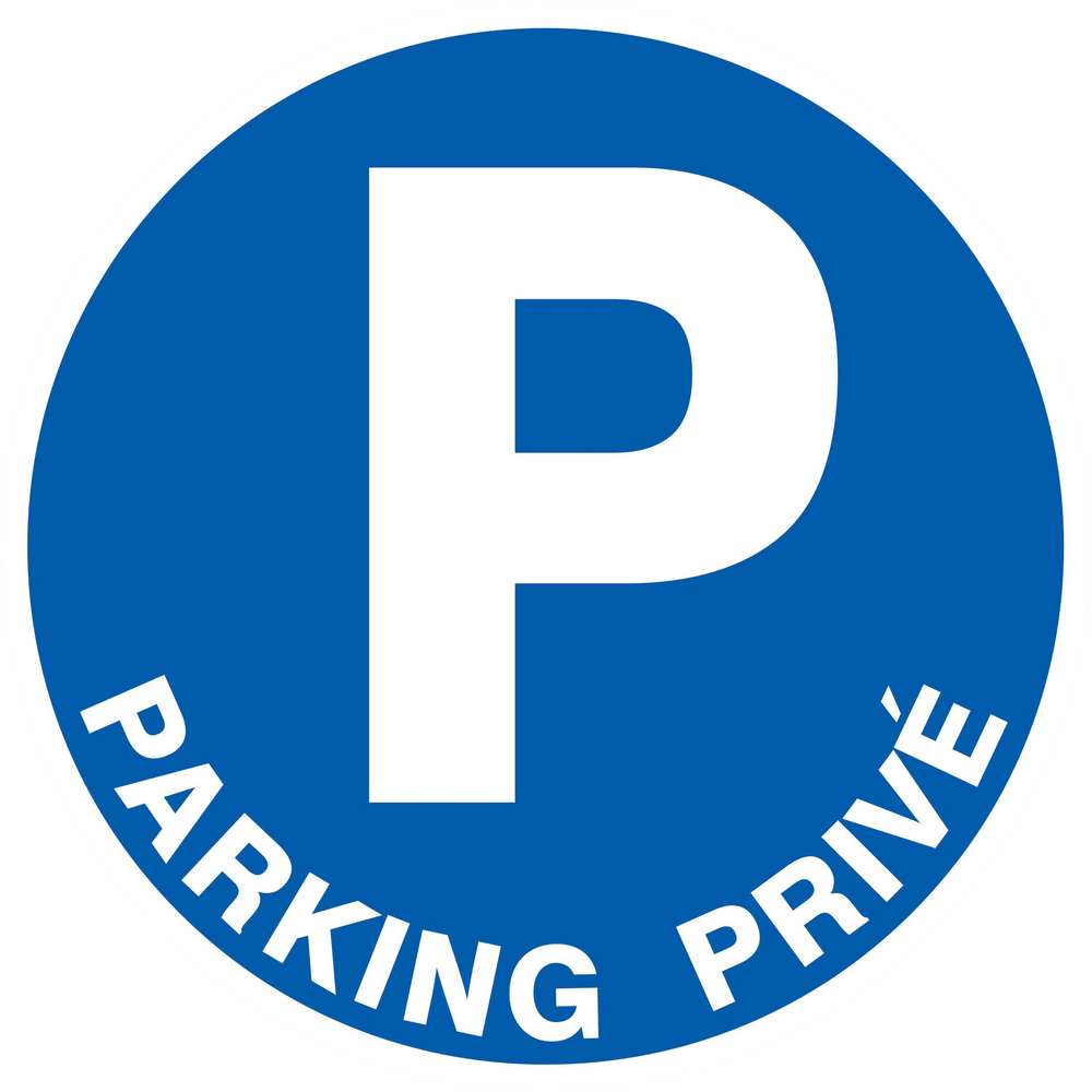 PANNEAU PARKING PRIVE Ø420MM TALIAPLAST - 723523