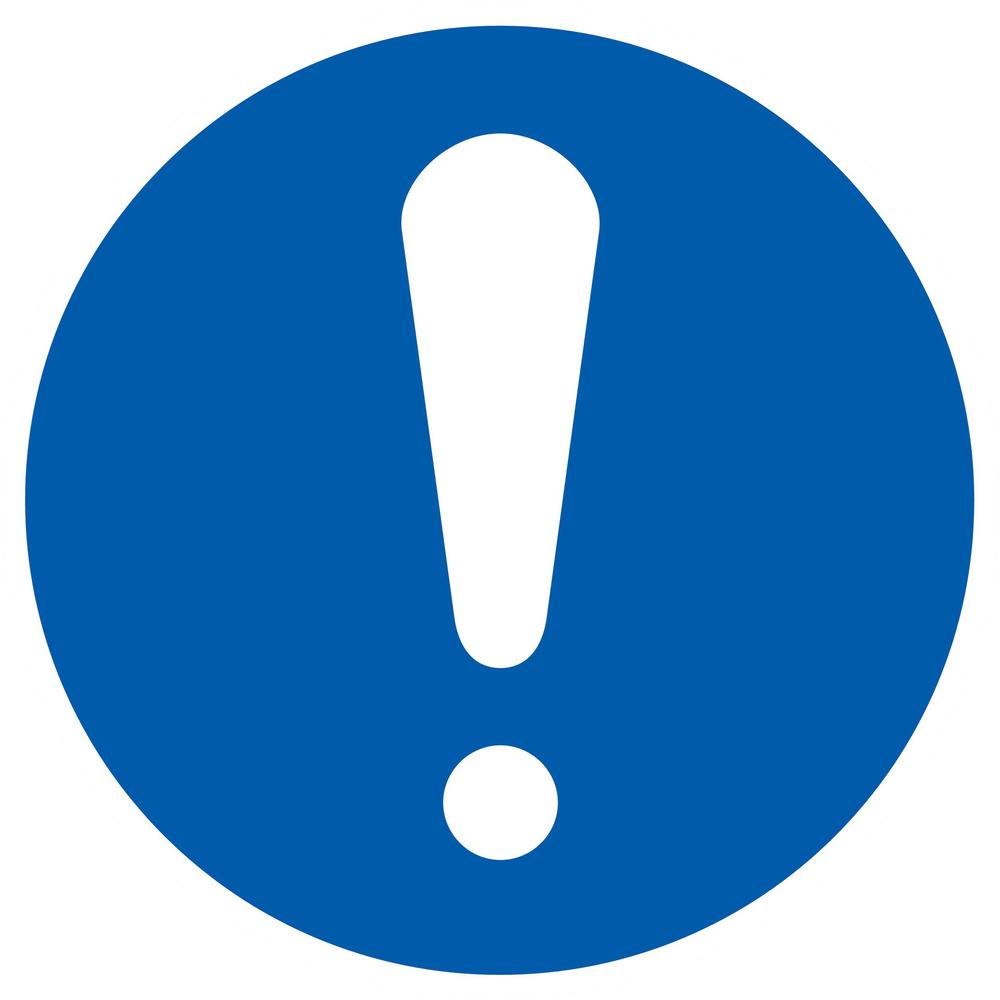 PANNEAU OBLIGATION, SIGNAL GENERAL Ø420MM TALIAPLAST - 723525