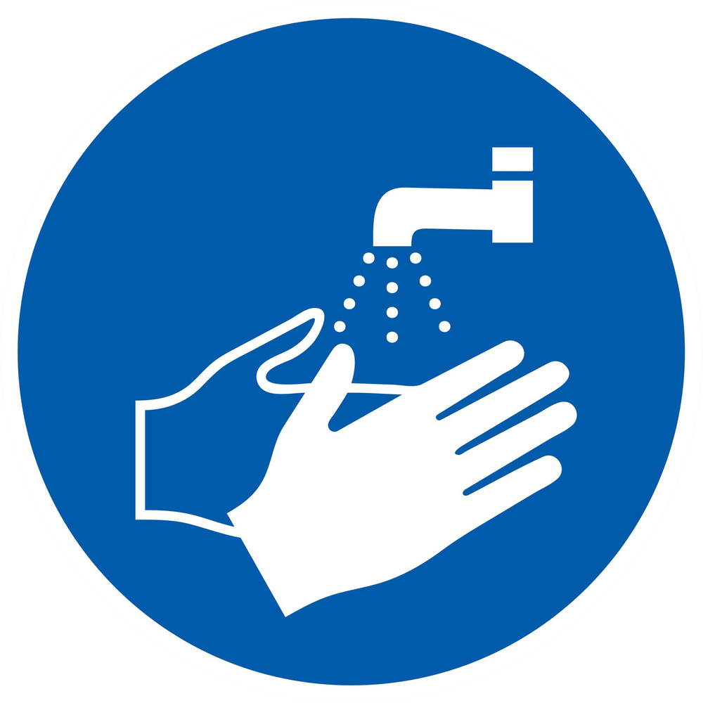 PANNEAU LAVAGE DES MAINS OBLIGATOIRE Ø420MM TALIAPLAST - 723537