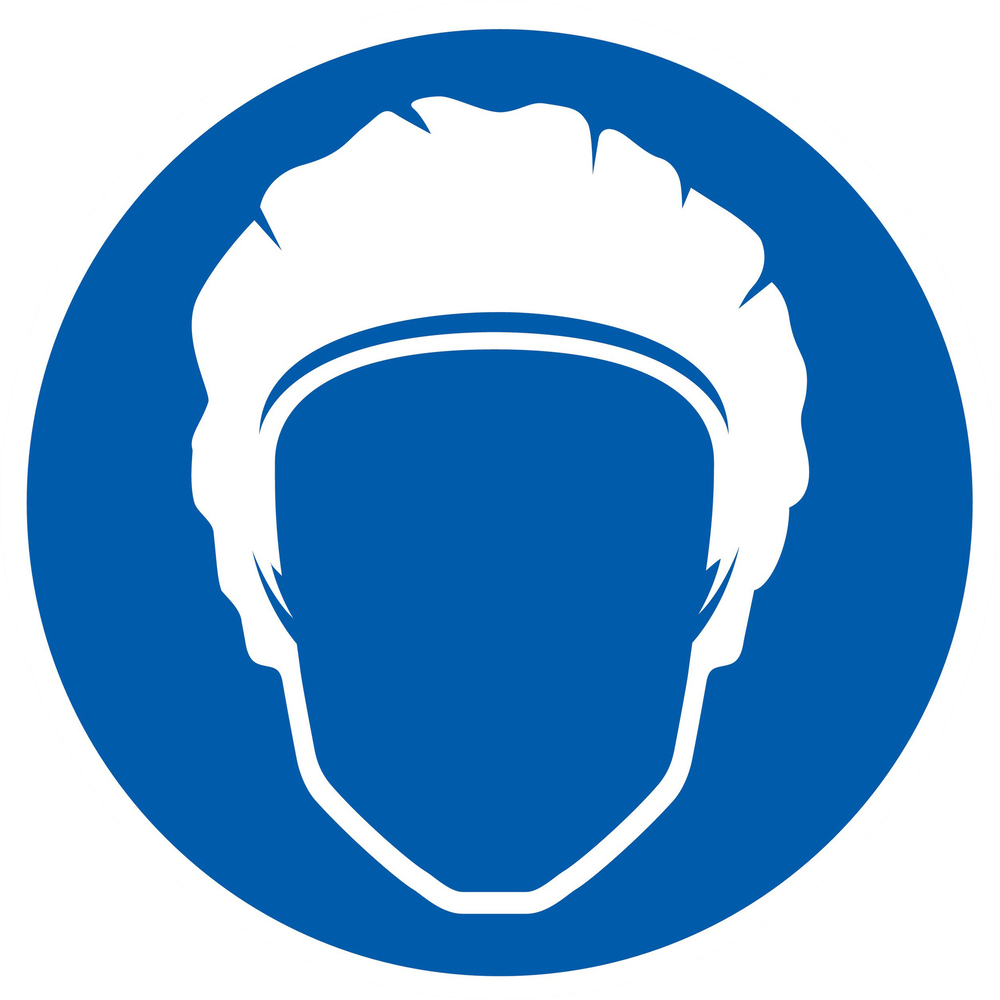 Panneau adhésif PORT DE LA CHARLOTTE OBLIGATOIRE Ø420MM TALIAPLAST - 723549