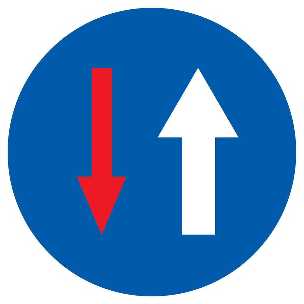 Panneau adhésif VOUS AVEZ LA PRIORITE Ø420MM TALIAPLAST - 723585