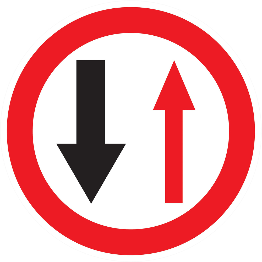 Panneau adhésif VOUS N'ETES PAS PRIORITAIRE Ø80MM TALIAPLAST - 724268