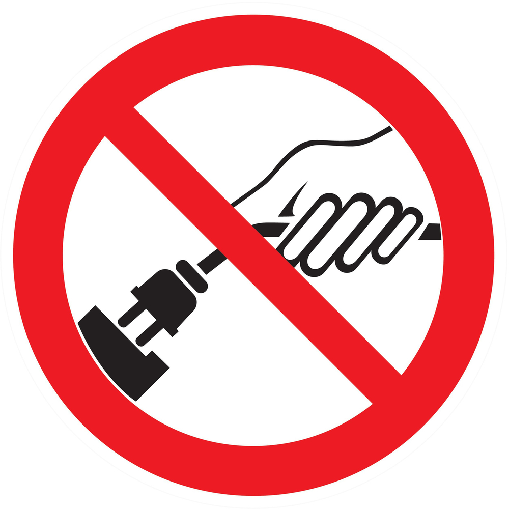 Adhesif Interdit de retirer la prise TALIAPLAST - 724324