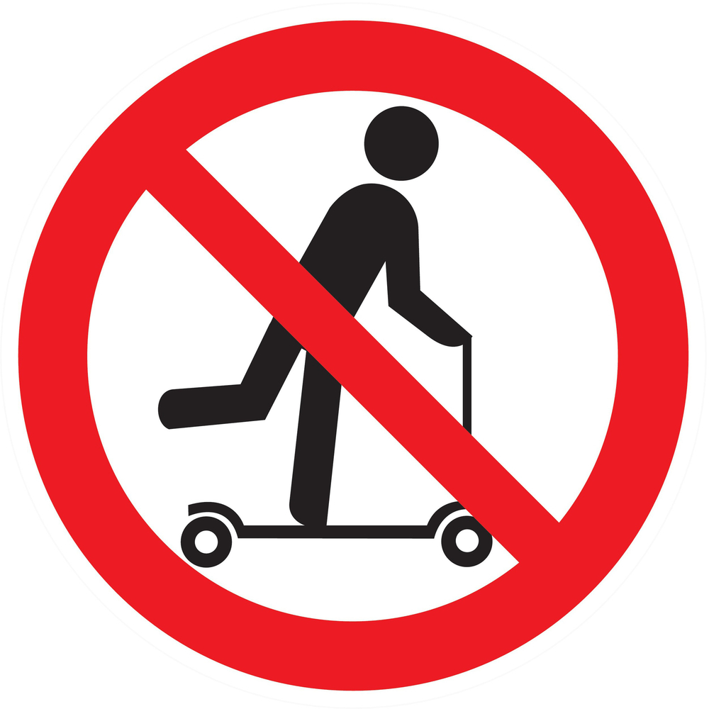 Adhesif Trottinette interdite TALIAPLAST - 724345