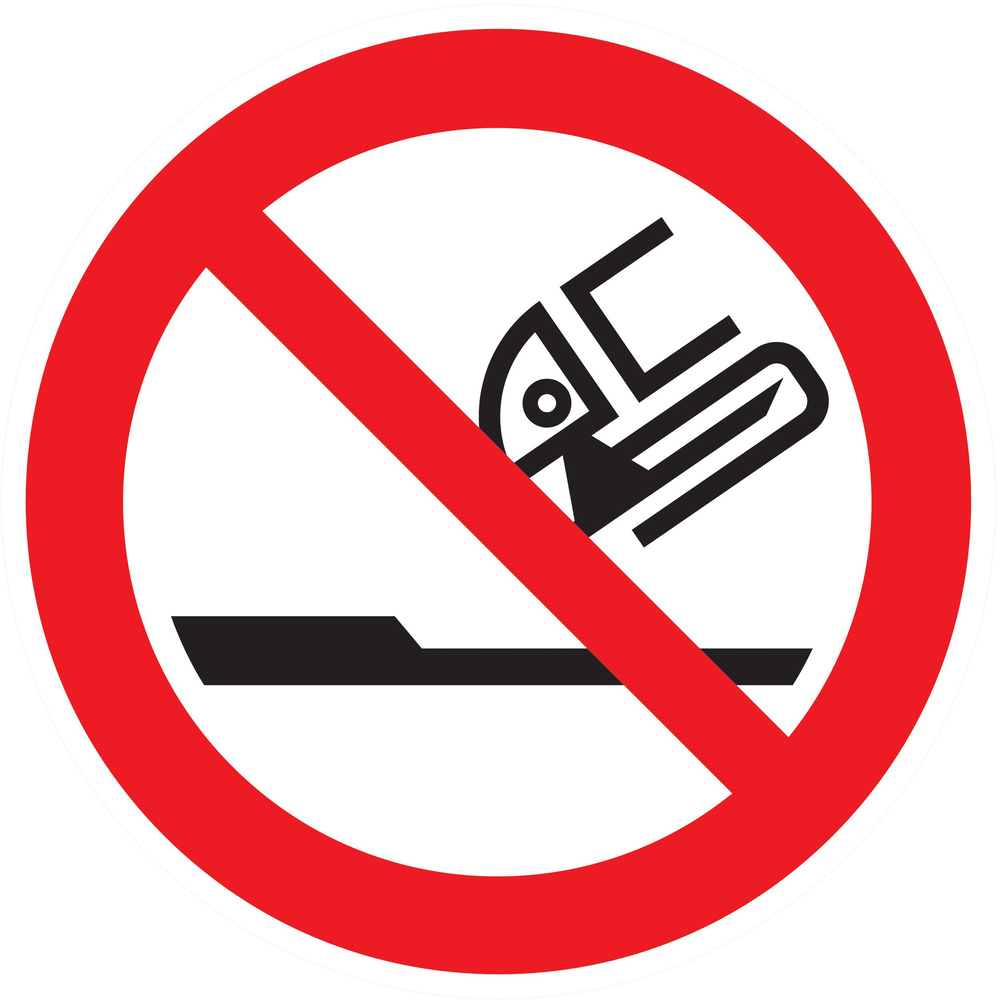 Panneau adhésif NE PAS UTILISER POUR LA RECTIFICATION PLANE Ø80MM TALIAPLAST - 724355