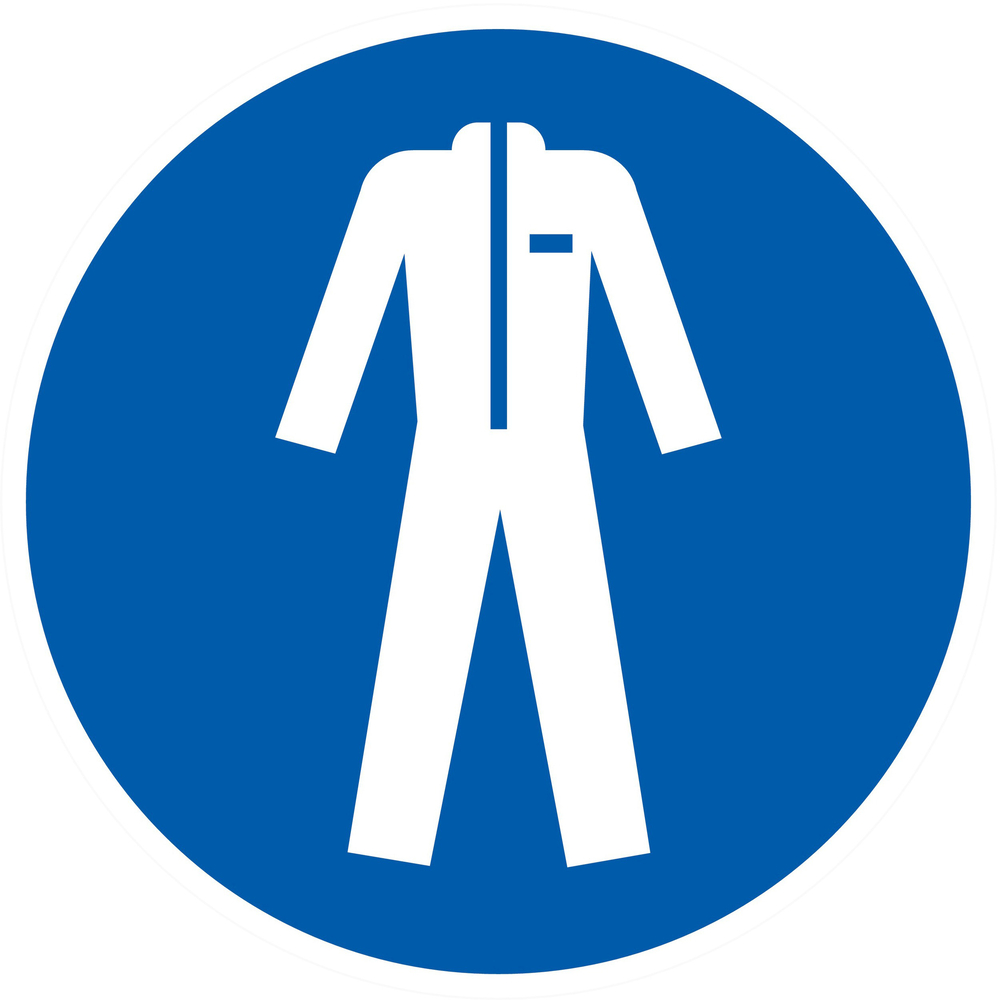 PANNEAU VETEMENTS DE PROTECTION OBLIGATOIRES Ø80MM TALIAPLAST - 724514