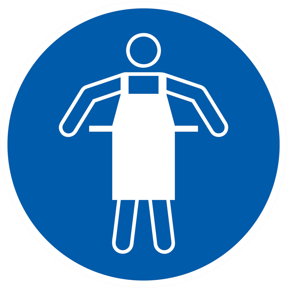 PANNEAU TABLIER DE PROTECTION OBLIGATOIRE Ø80MM TALIAPLAST - 724515