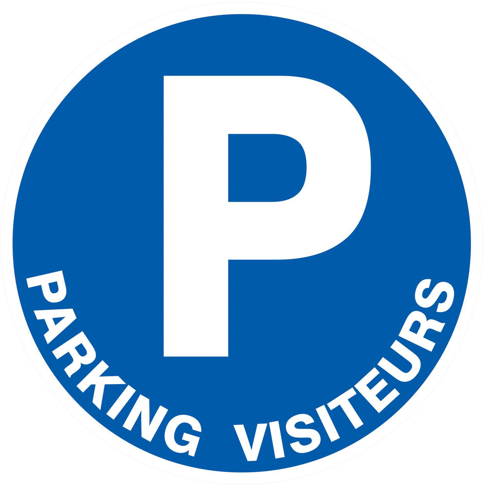 PANNEAU PARKING VISITEURS Ø80MM TALIAPLAST - 724520