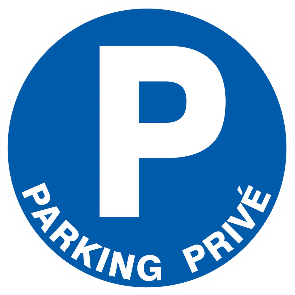 PANNEAU PARKING PRIVE Ø80MM TALIAPLAST - 724524