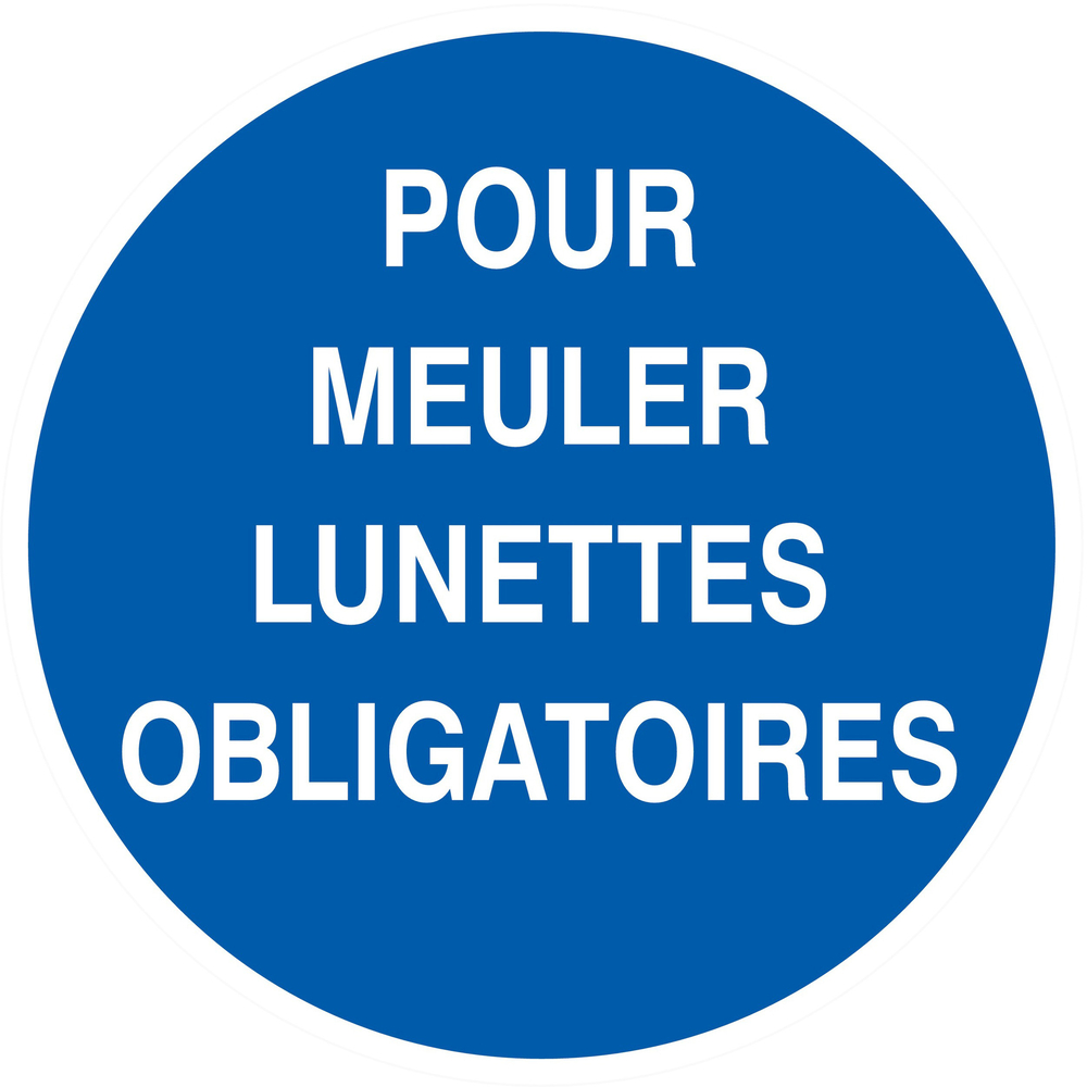 PANNEAU POUR MEULER LUNETTES OBLIGATOIRES Ø80MM TALIAPLAST - 724528
