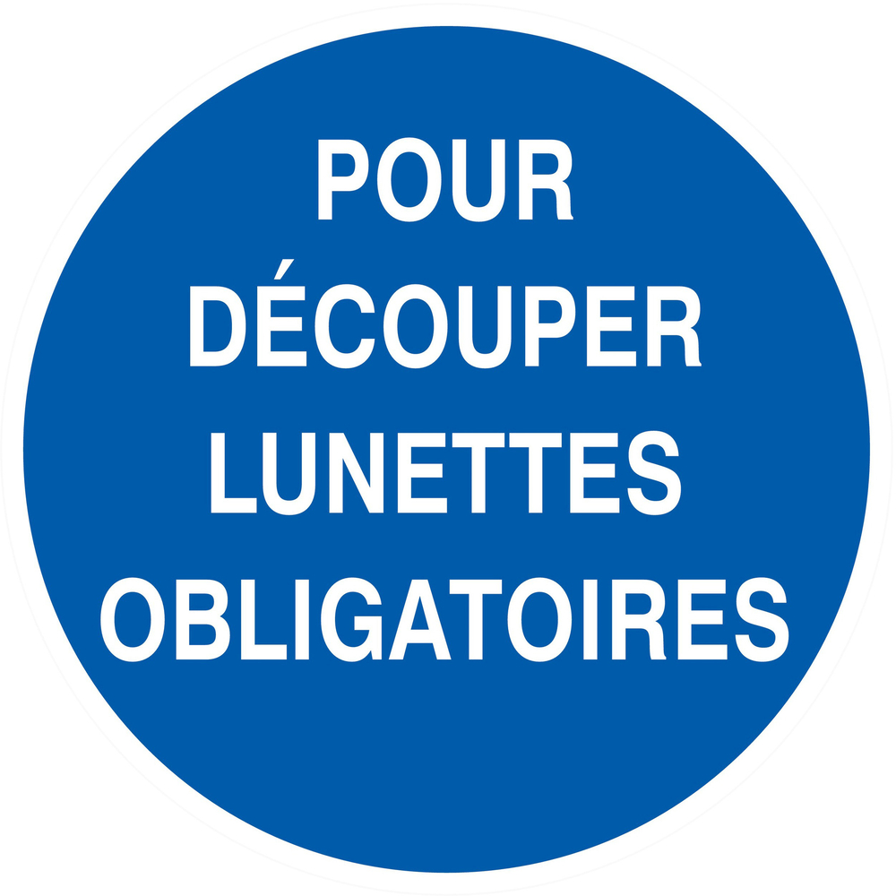 PANNEAU POUR DECOUPER LUNETTES OBLIGATOIRES Ø80MM TALIAPLAST - 724531