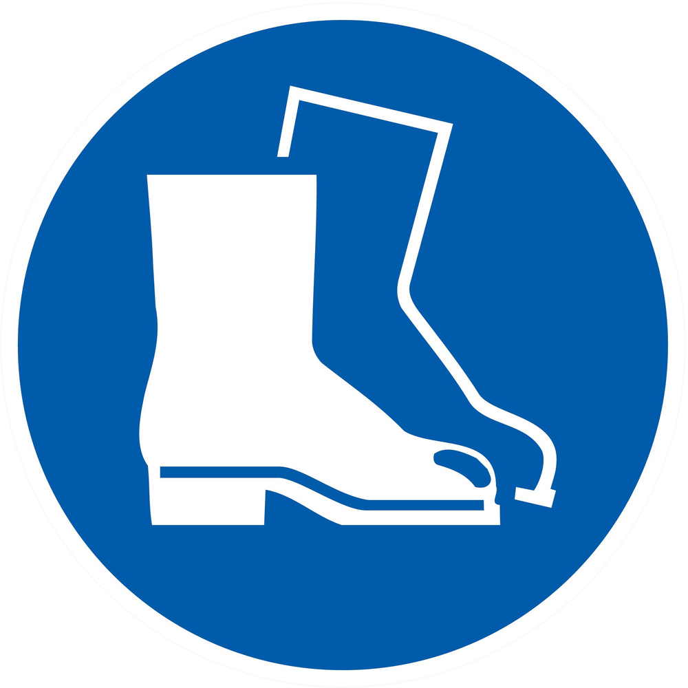 PANNEAU CHAUSSURES DE SECURITE OBLIGATOIRES Ø80MM TALIAPLAST - 724539