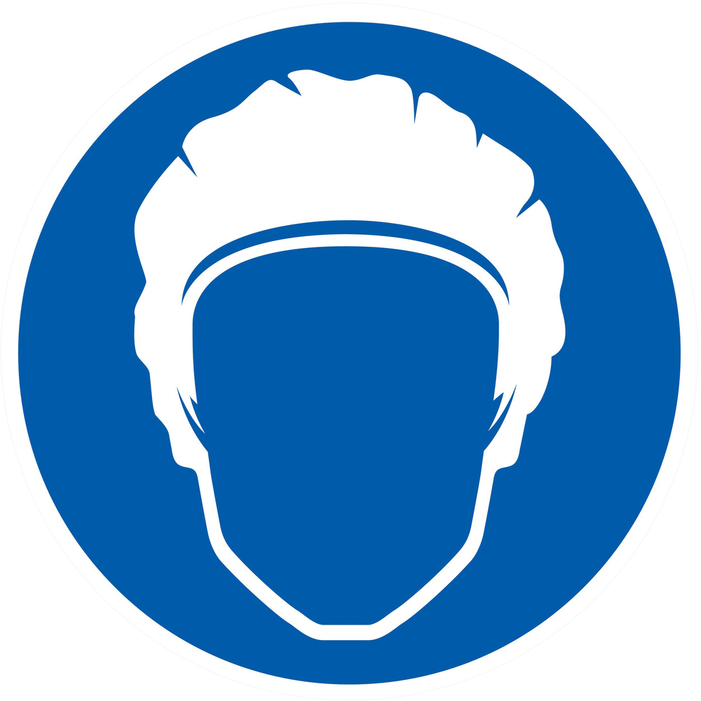 Panneau adhésif PORT DE LA CHARLOTTE OBLIGATOIRE Ø80MM TALIAPLAST - 724549