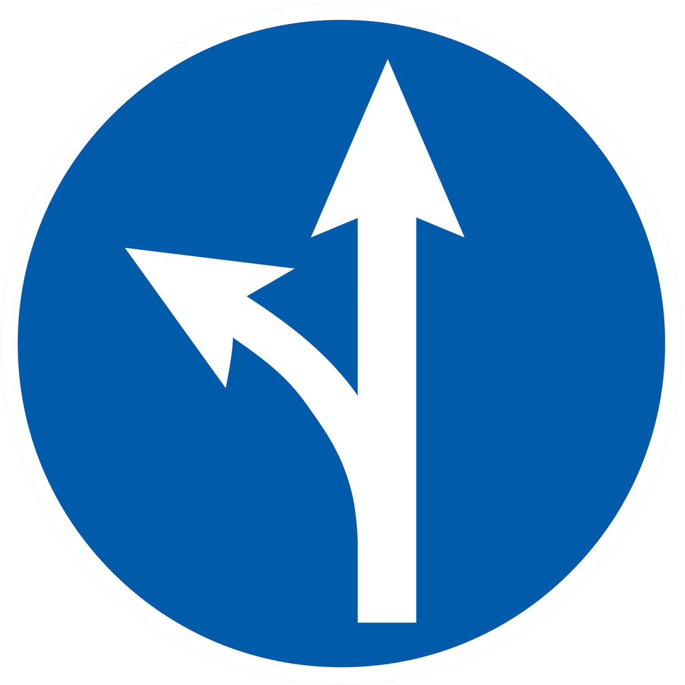 Panneau adhésif SORTIE SUR LA GAUCHE Ø80MM TALIAPLAST - 724582