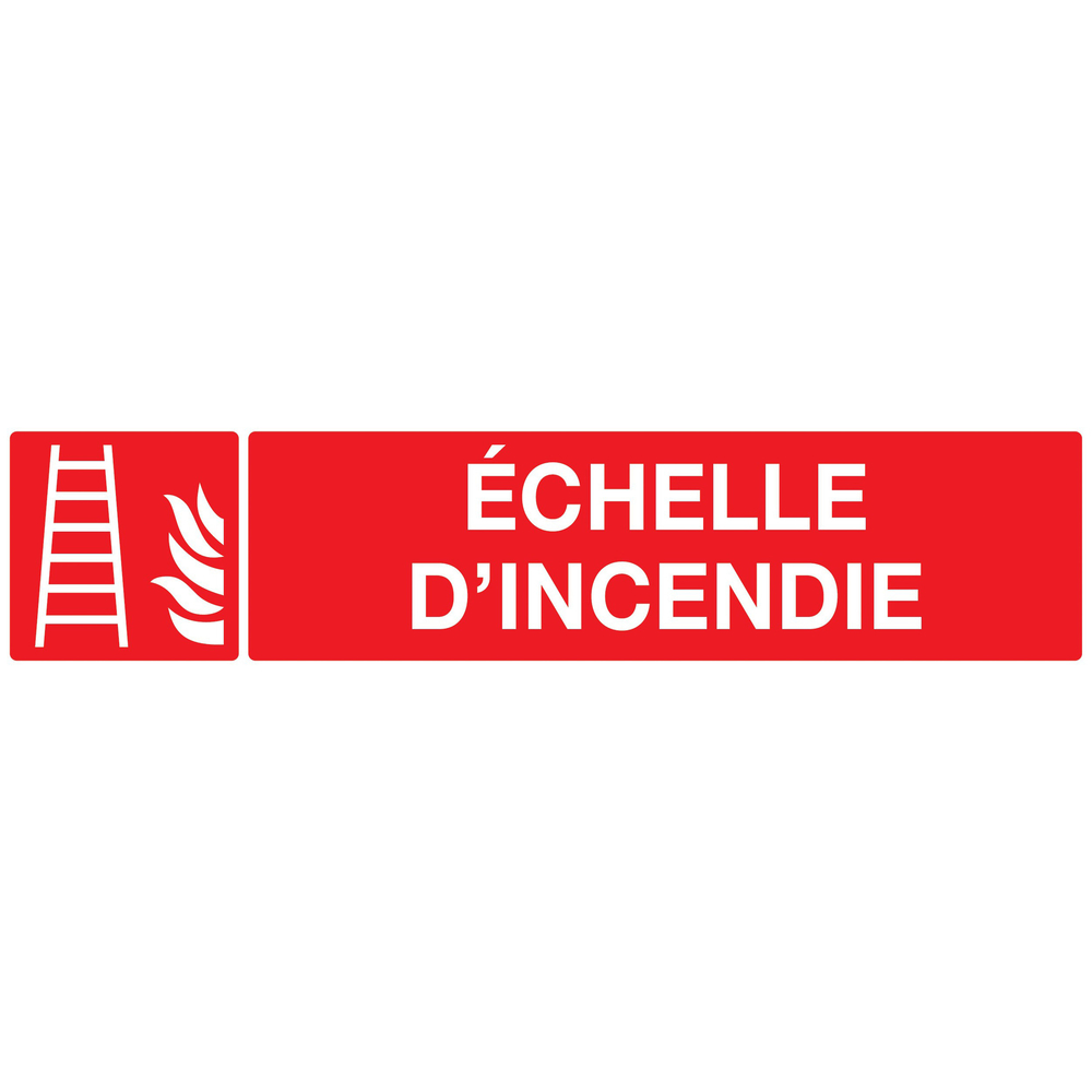 PANNEAU ECHELLE D'INCENDIE 330X75MM TALIAPLAST - 725102