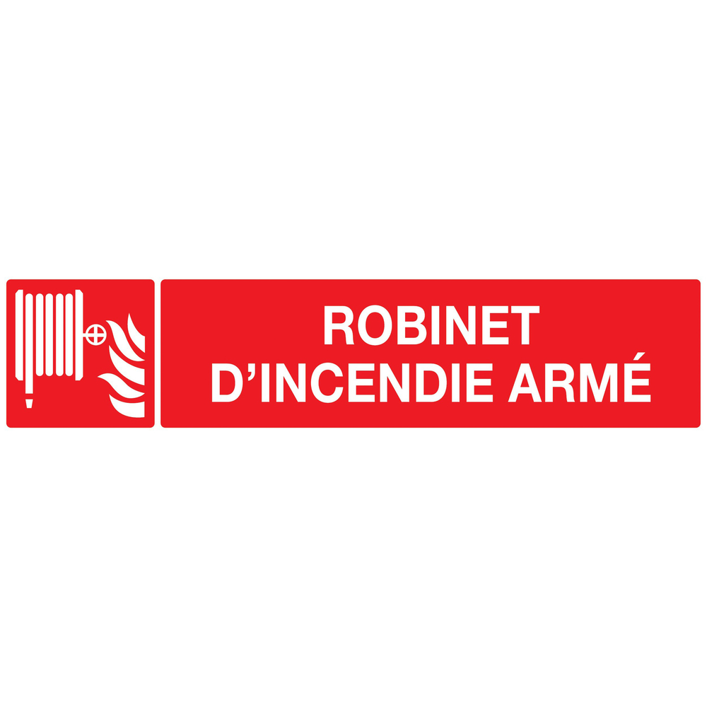 PANNEAU ROBINET D'INCENDIE ARME 330X75MM TALIAPLAST - 725125