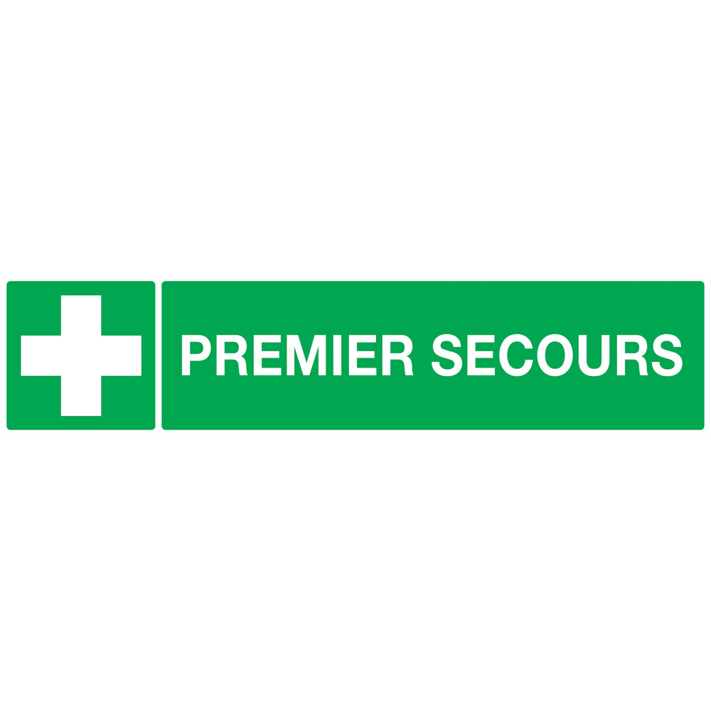 PANNEAU PREMIER SECOURS 330X75MM TALIAPLAST - 725408