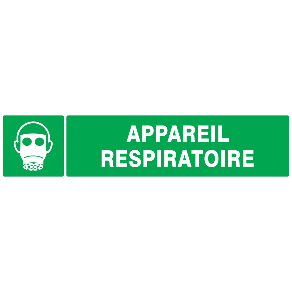 PANNEAU APPAREIL RESPIRATOIRE 330X75MM TALIAPLAST - 725409