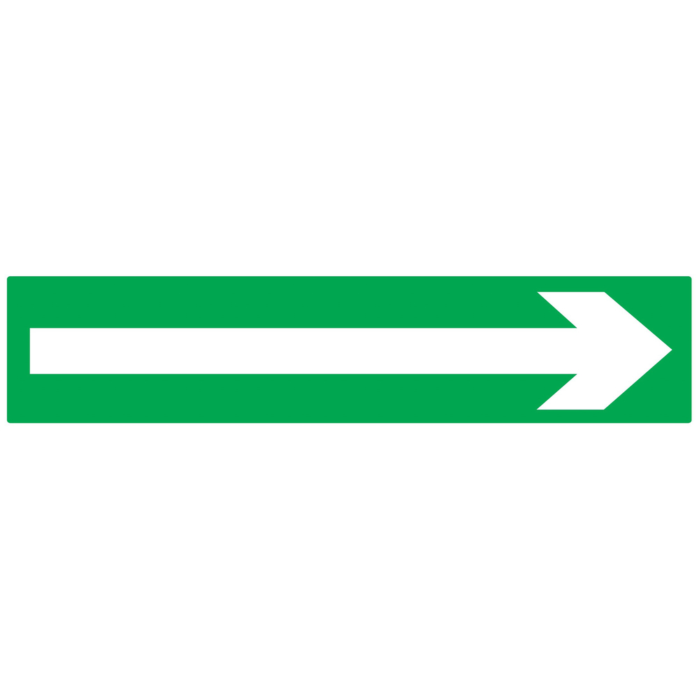 PANNEAU FLECHE (SECOURS) 330X75MM TALIAPLAST - 725419