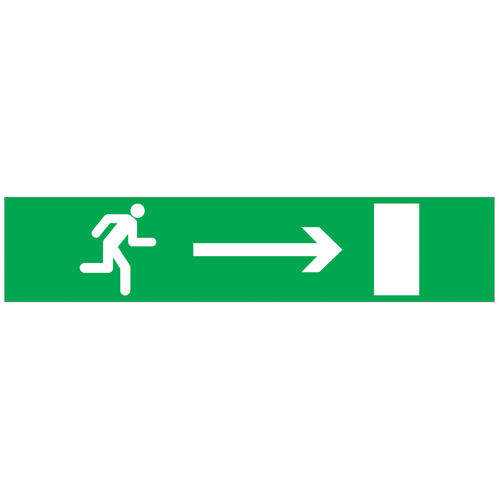 PANNEAU EVACUATION VERS SORTIE DROITE 330X75MM TALIAPLAST - 725424