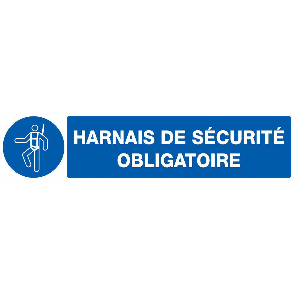 PANNEAU HARNAIS DE SECURITE OBLIGATOIRE 330X75MM TALIAPLAST - 725515