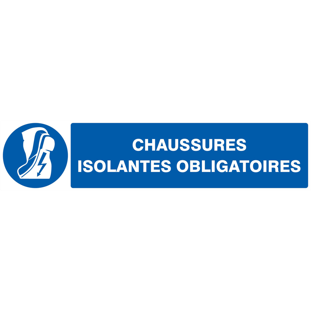 PANNEAU CHAUSSURES ISOLANTES OBLIGATOIRES 330X75MM TALIAPLAST - 725516