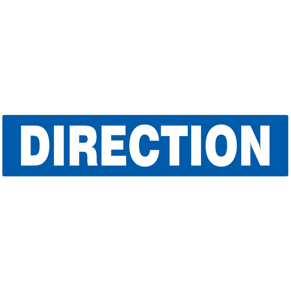 Panneau adhésif DIRECTION 330X75MM TALIAPLAST - 725613