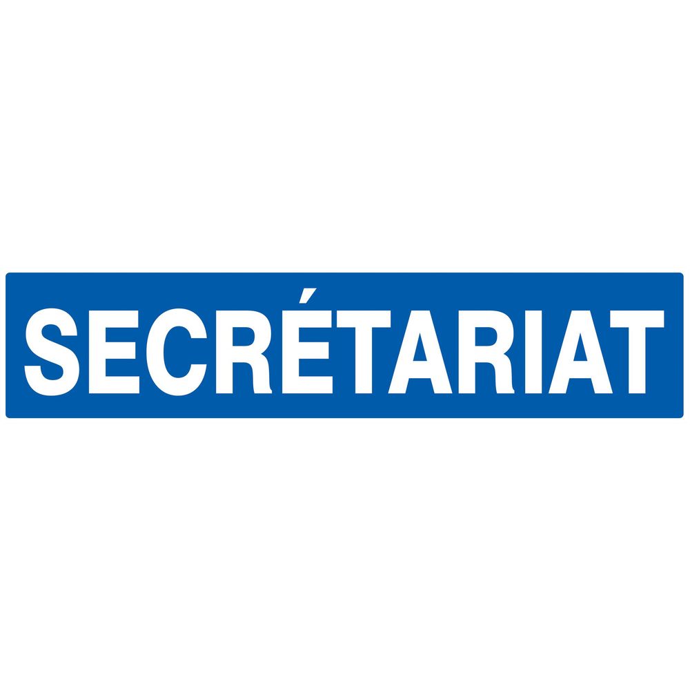 Panneau adhésif SECRETARIAT 330X75MM TALIAPLAST - 725628