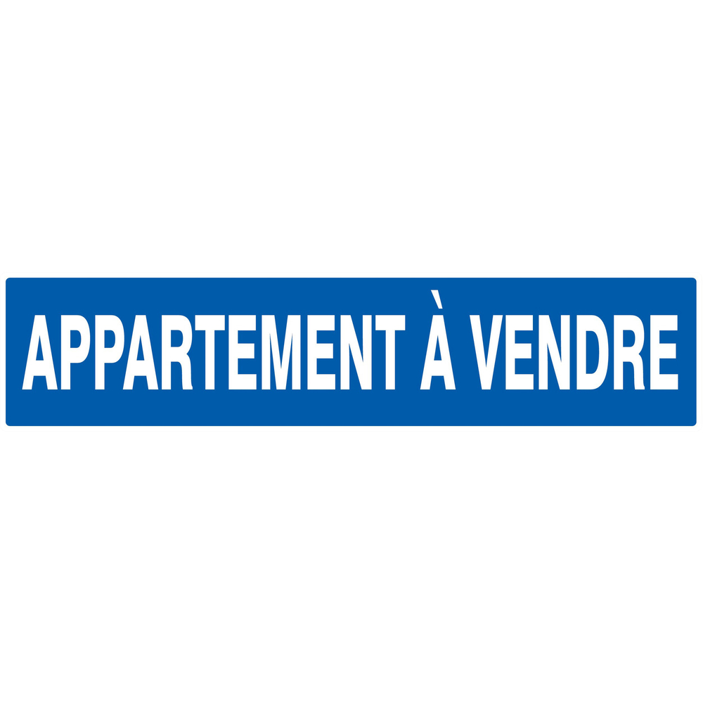 Panneau adhésif APPARTEMENT A VENDRE 330X75MM TALIAPLAST - 725637