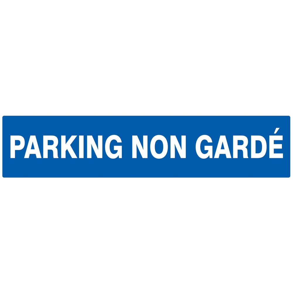 Panneau adhésif PARKING NON GARDE 330X75MM TALIAPLAST - 725646