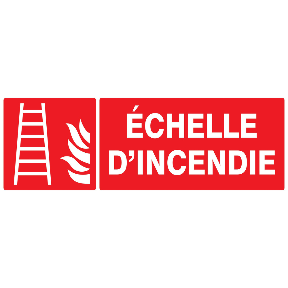 PANNEAU ECHELLE D'INCENDIE 330X120MM TALIAPLAST - 726102