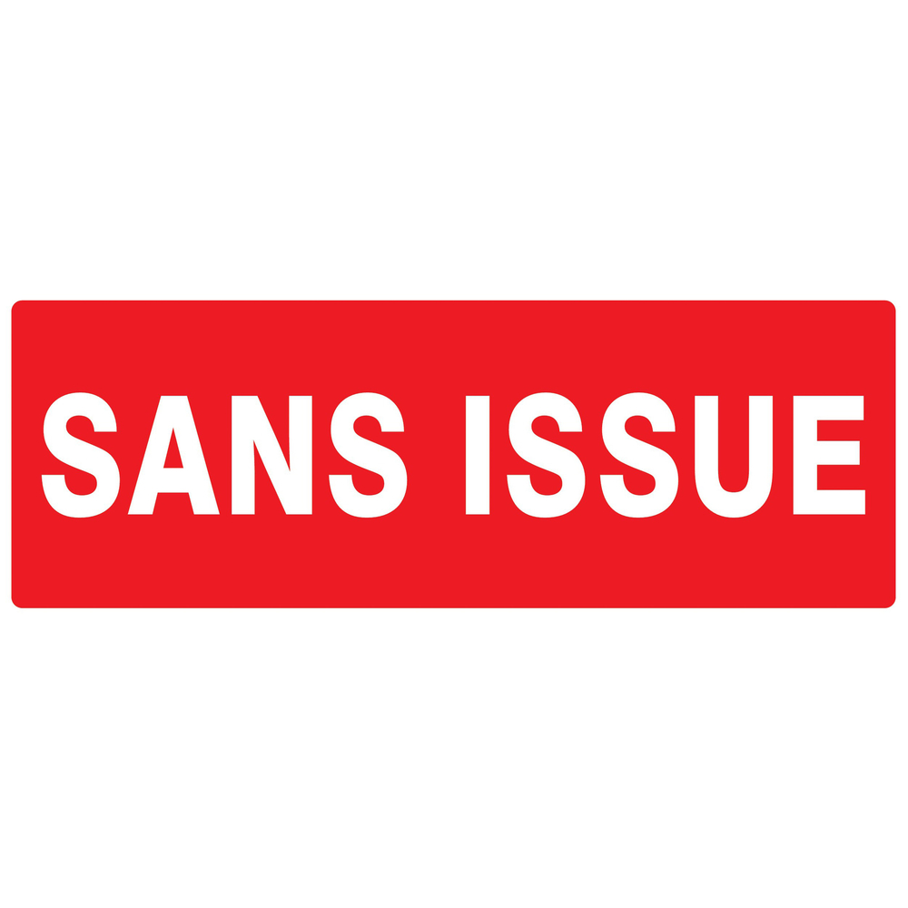 PANNEAU SANS ISSUE (INCENDIE) 330X120MM TALIAPLAST - 726124