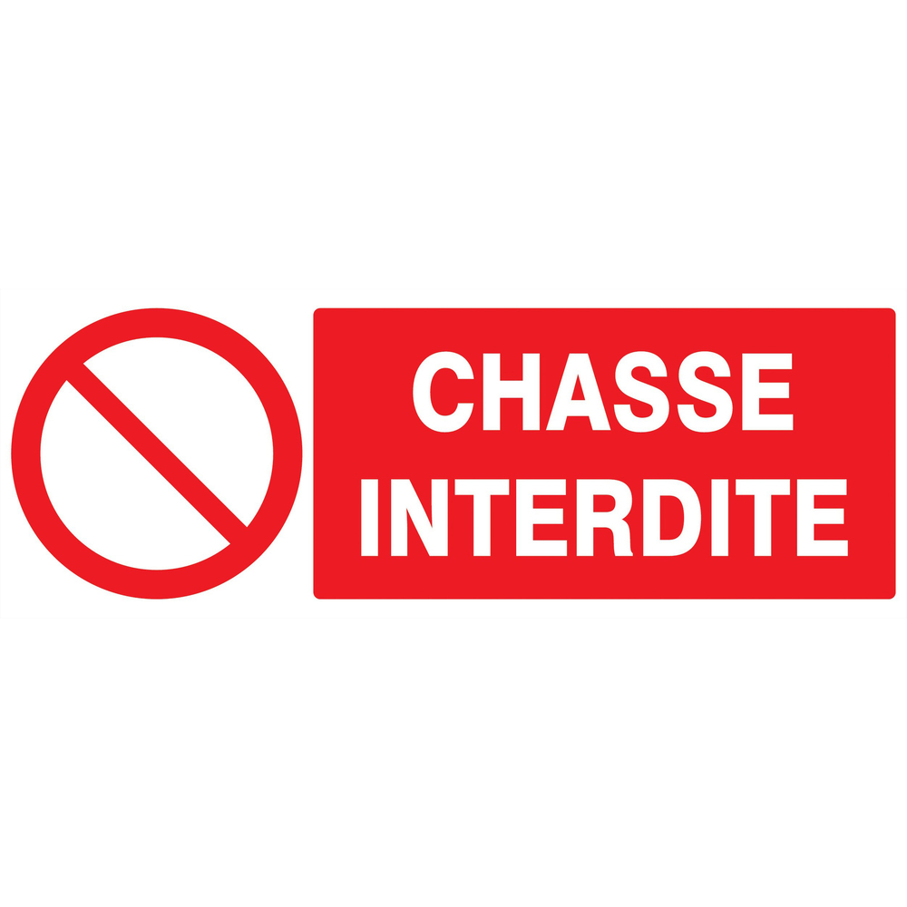 Adhesif Chasse interdite TALIAPLAST - 726219