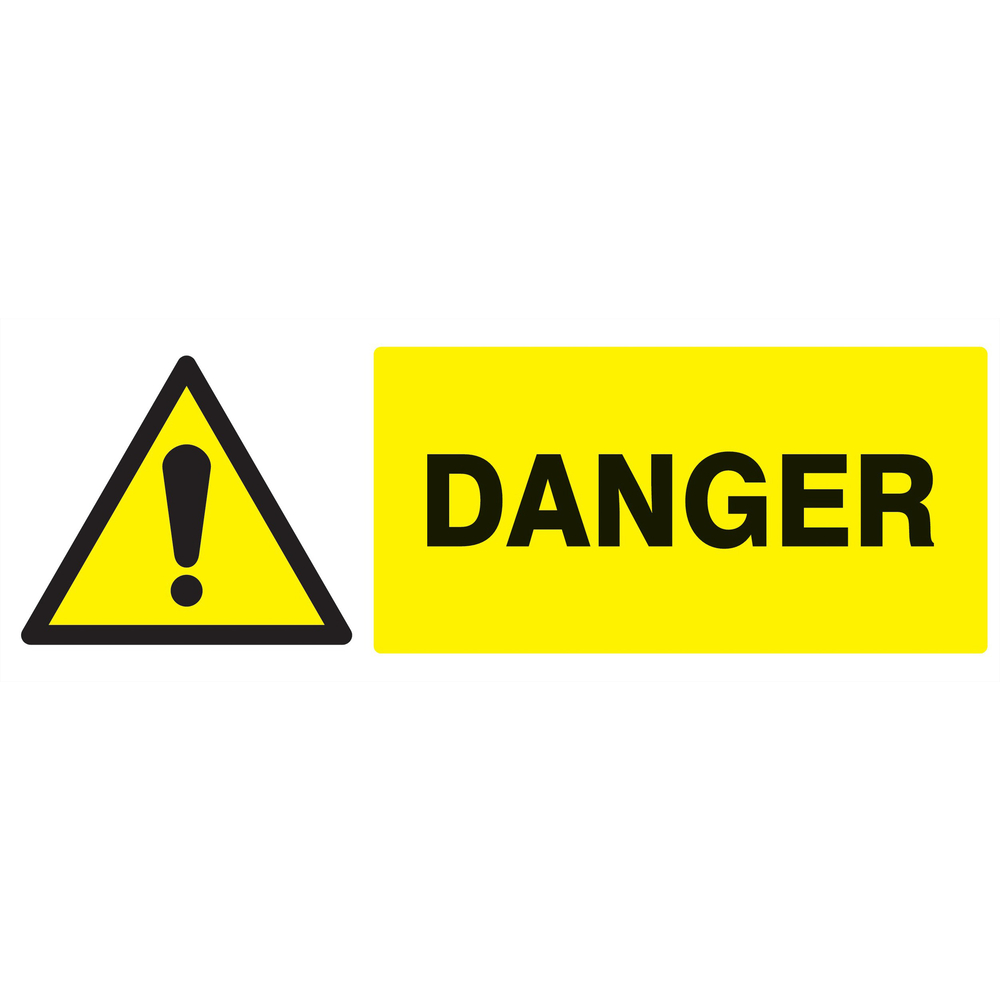 Panneau adhésif DANGER 330X120MM TALIAPLAST - 726304