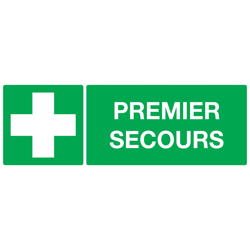 PANNEAU PREMIER SECOURS 330X120MM TALIAPLAST - 726404