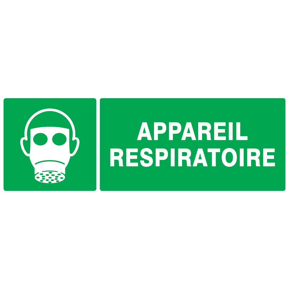 PANNEAU APPAREIL RESPIRATOIRE 330X120MM TALIAPLAST - 726406