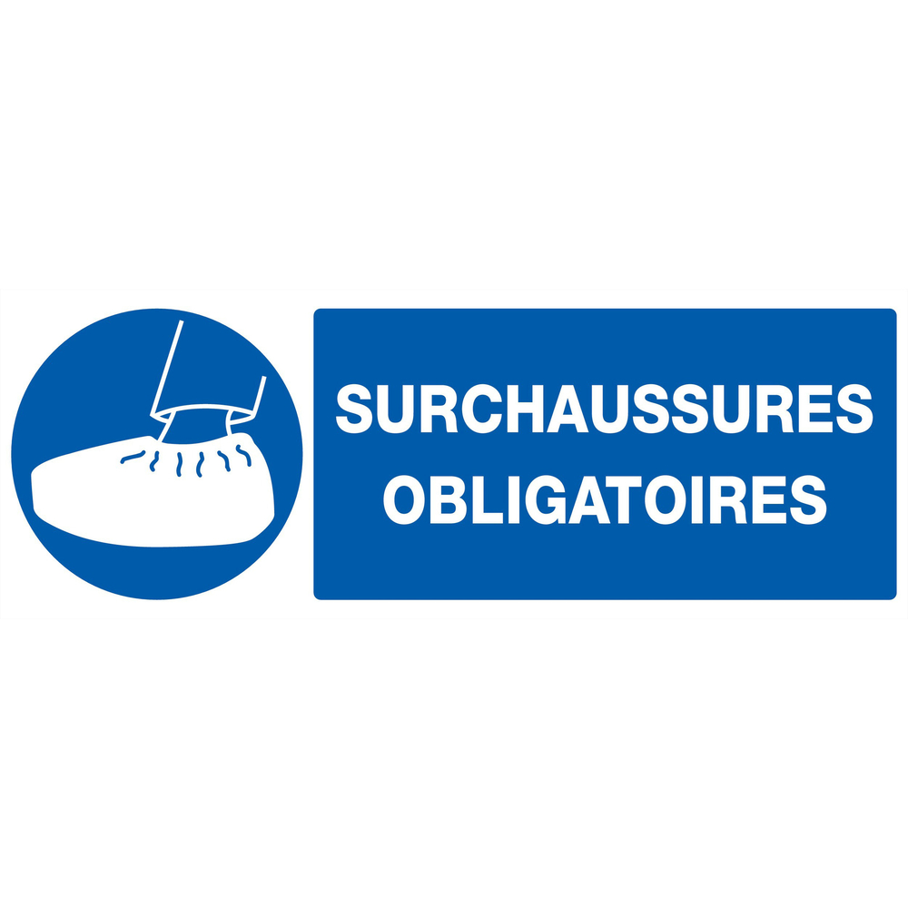 PANNEAU SURCHAUSSURES OBLIGATOIRES 330X120MM TALIAPLAST - 726522