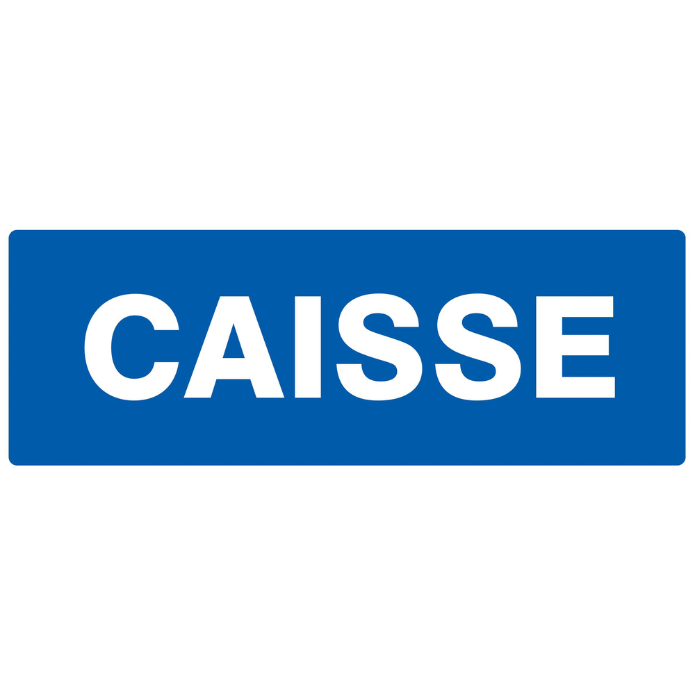 Panneau adhésif CAISSE 330X120MM TALIAPLAST - 726610