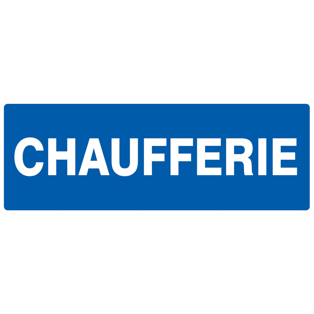 Panneau adhésif CHAUFFERIE 330X120MM TALIAPLAST - 726611